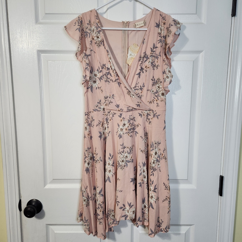 Altar'd State Pink Floral Dress, M, NWT